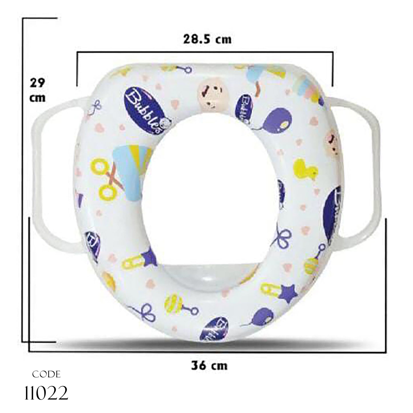 قاعدة تويلت متصل بها يد - بابلز