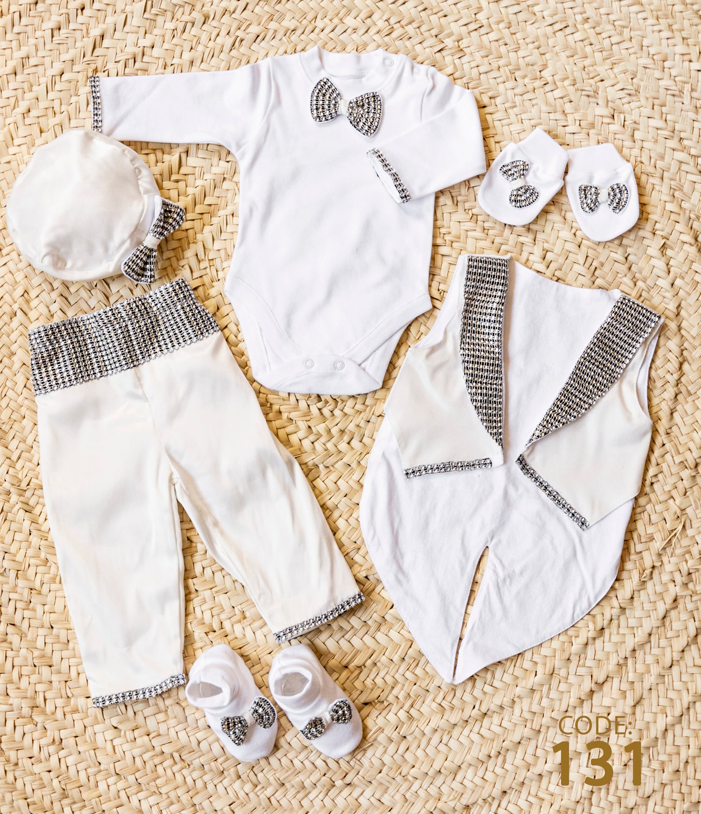 طقم بدلة مولود جديد للأولاد