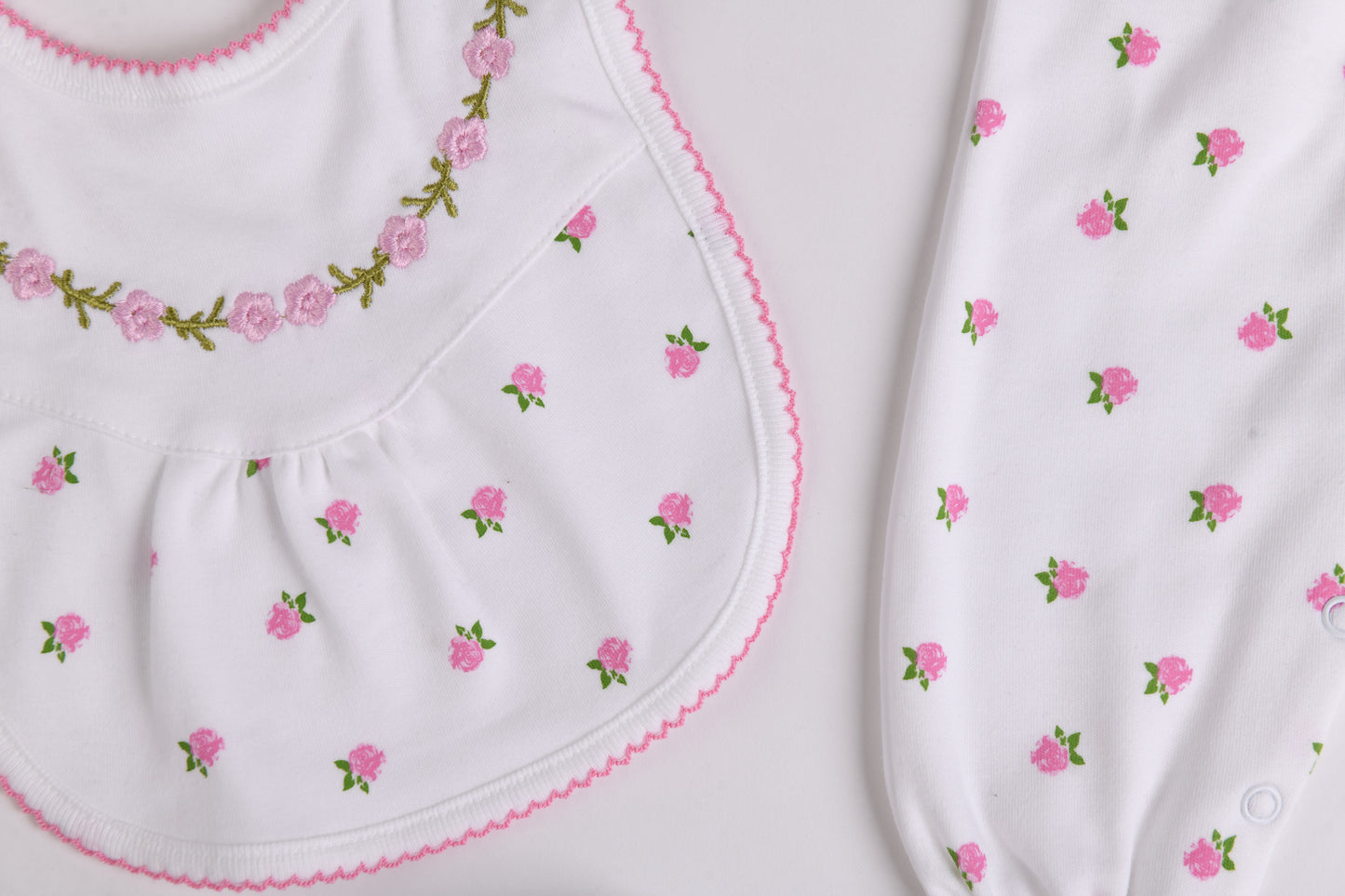 طقم السبوع والمستشفى قطن مع كوفرته طبقتين لحديث الولادة