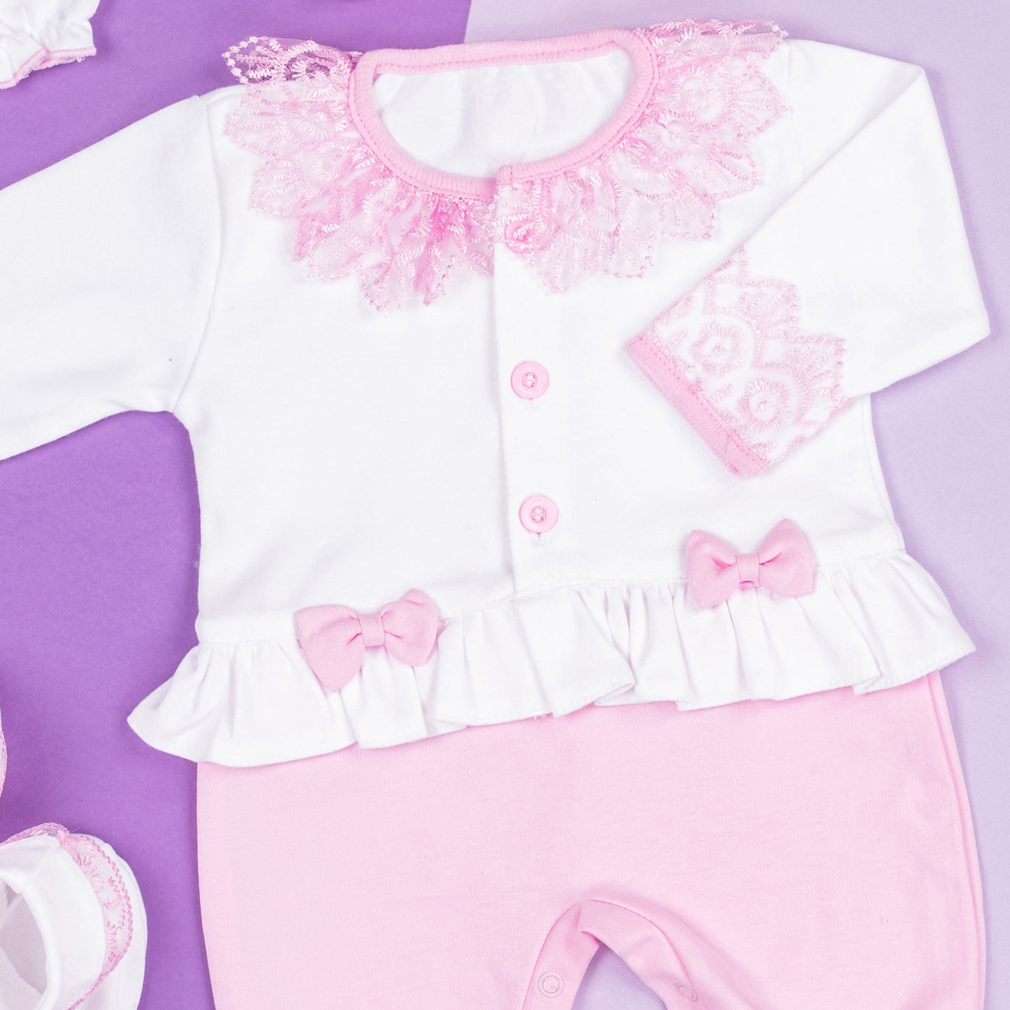 طقم السبوع والمستشفى قطن لحديث الولادة