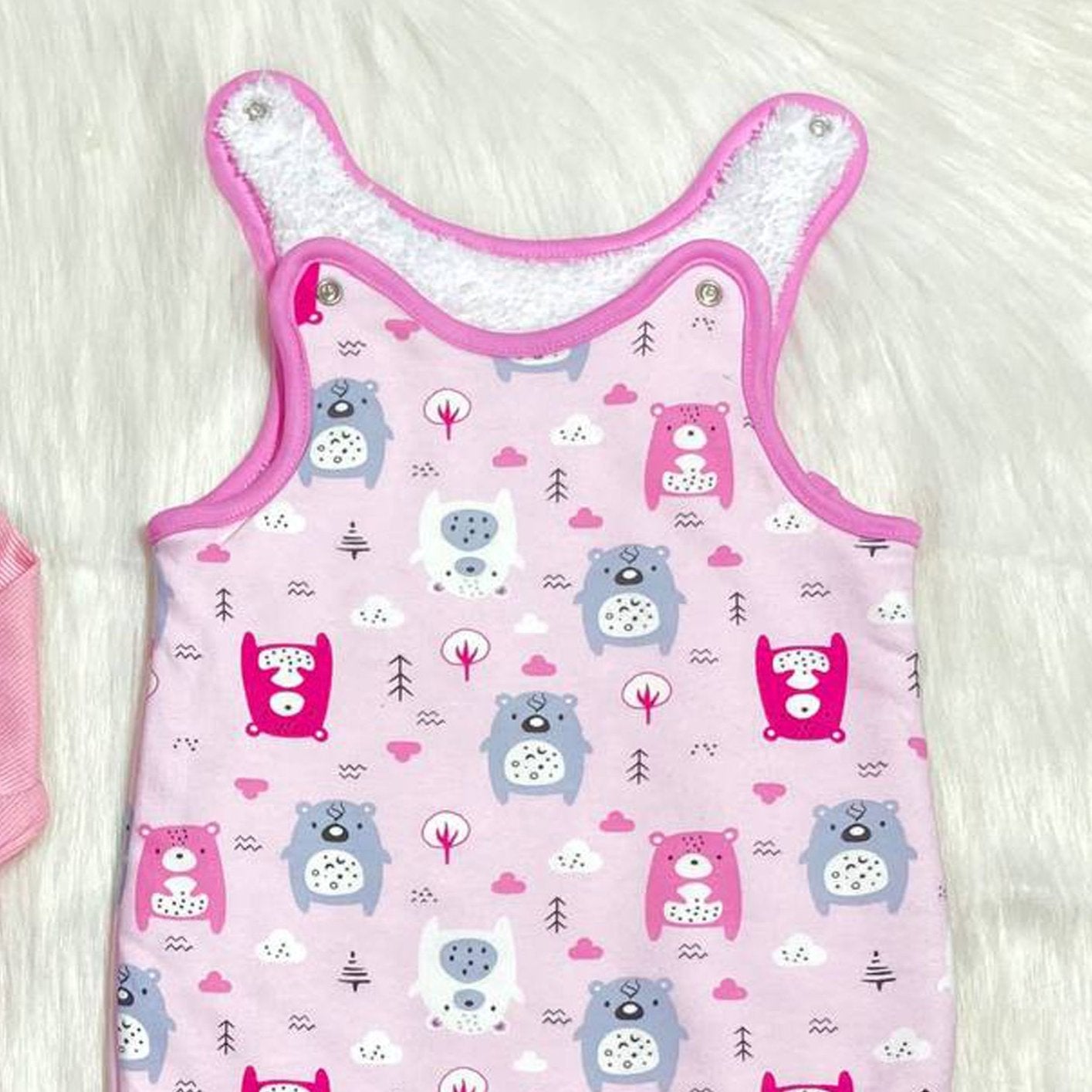 سالوبيت ميلتون مبطن فرو مع سالوبيت قطن- شتوي