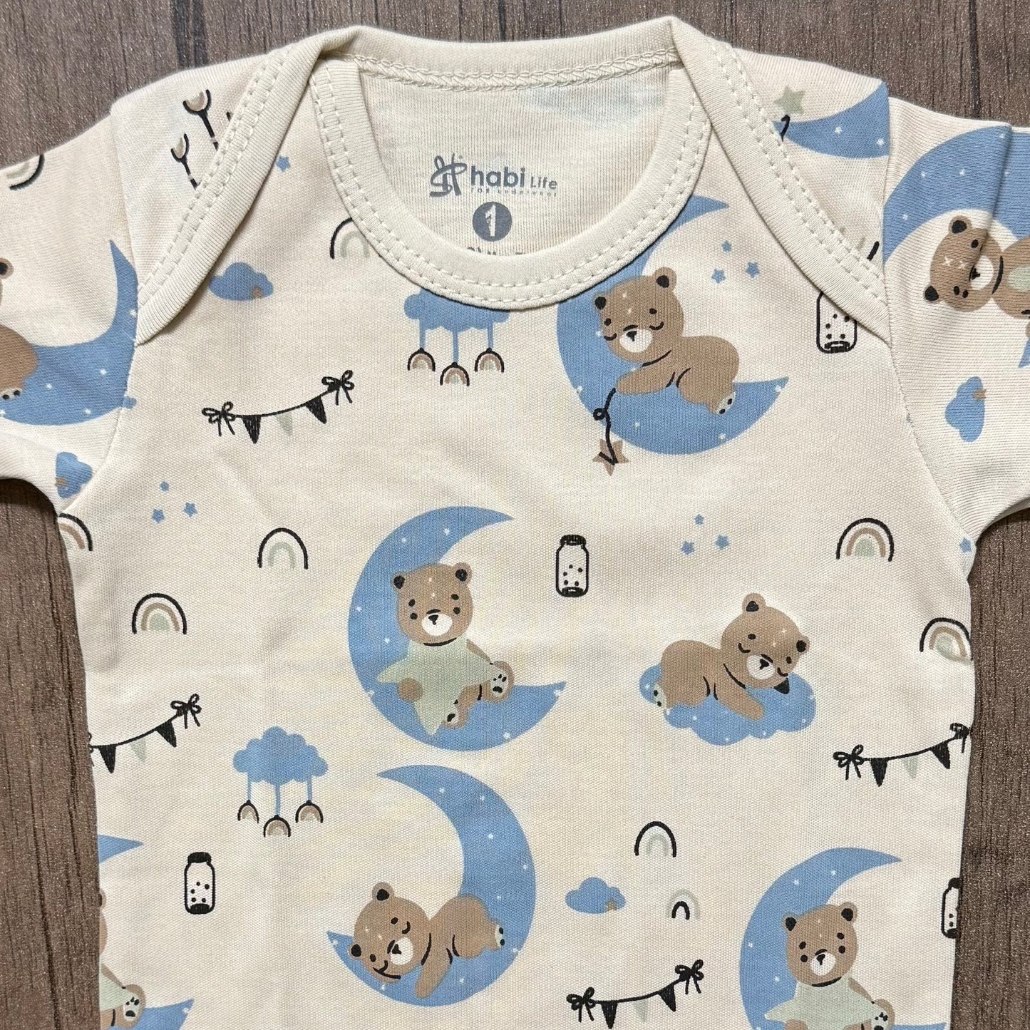 سالوبيت قطن نص كم مطبوع - هابي