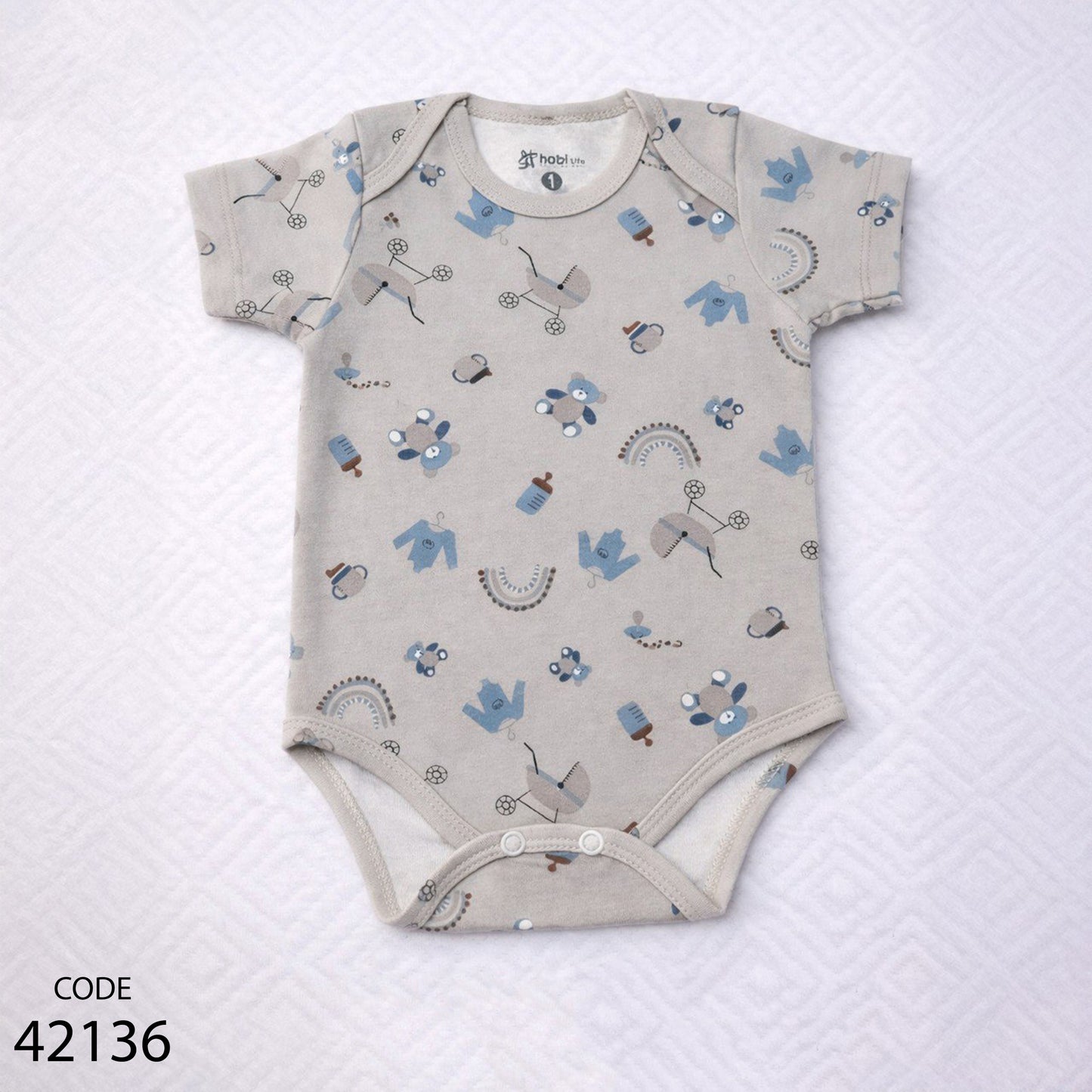 سالوبيت قطن نص كم مطبوع - هابي