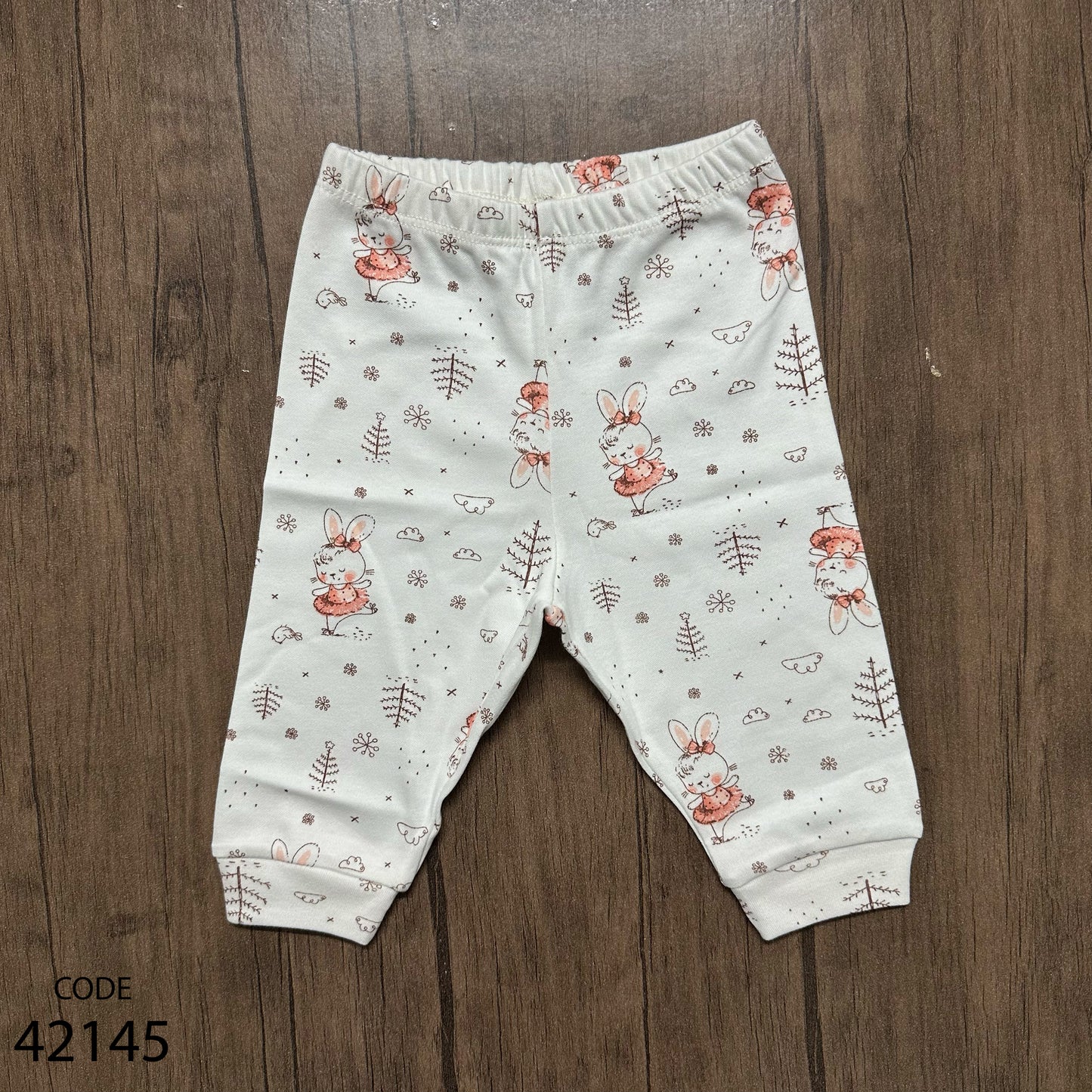 بنطلون قطن مطبوع - هابي