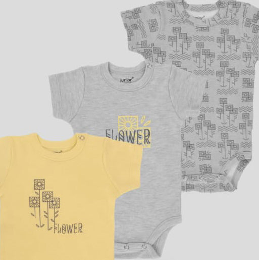 طقم 3 قطع قطن - جونيور