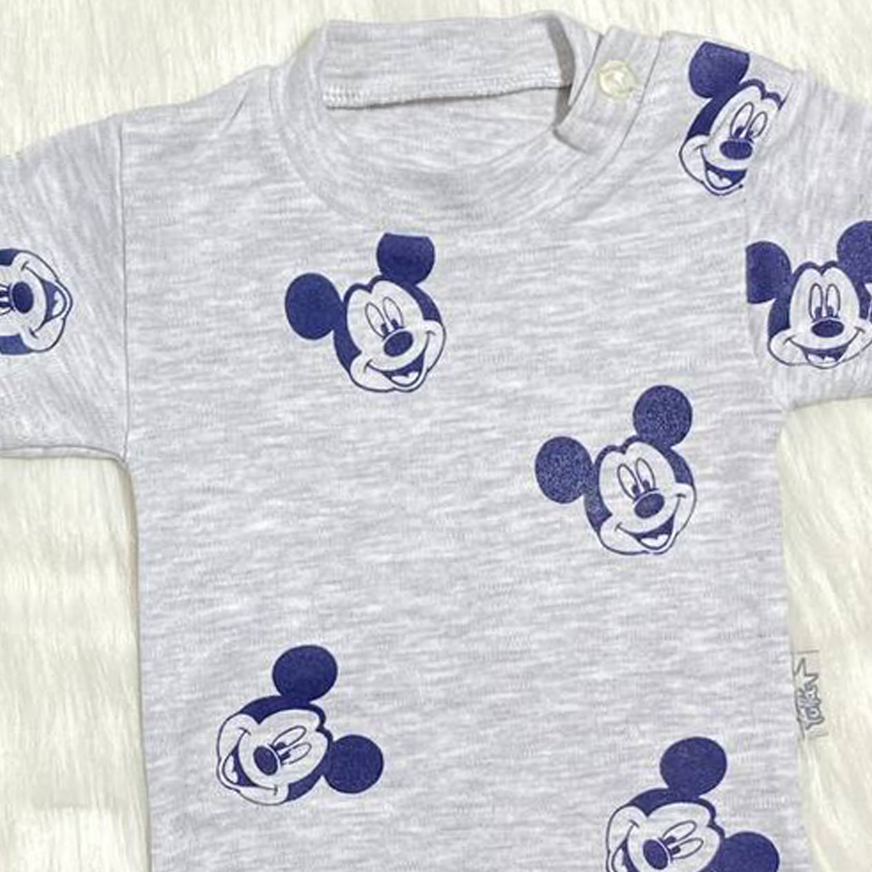 سالوبيت مع تيشيرت قطن لحديث الولادة - خريفي