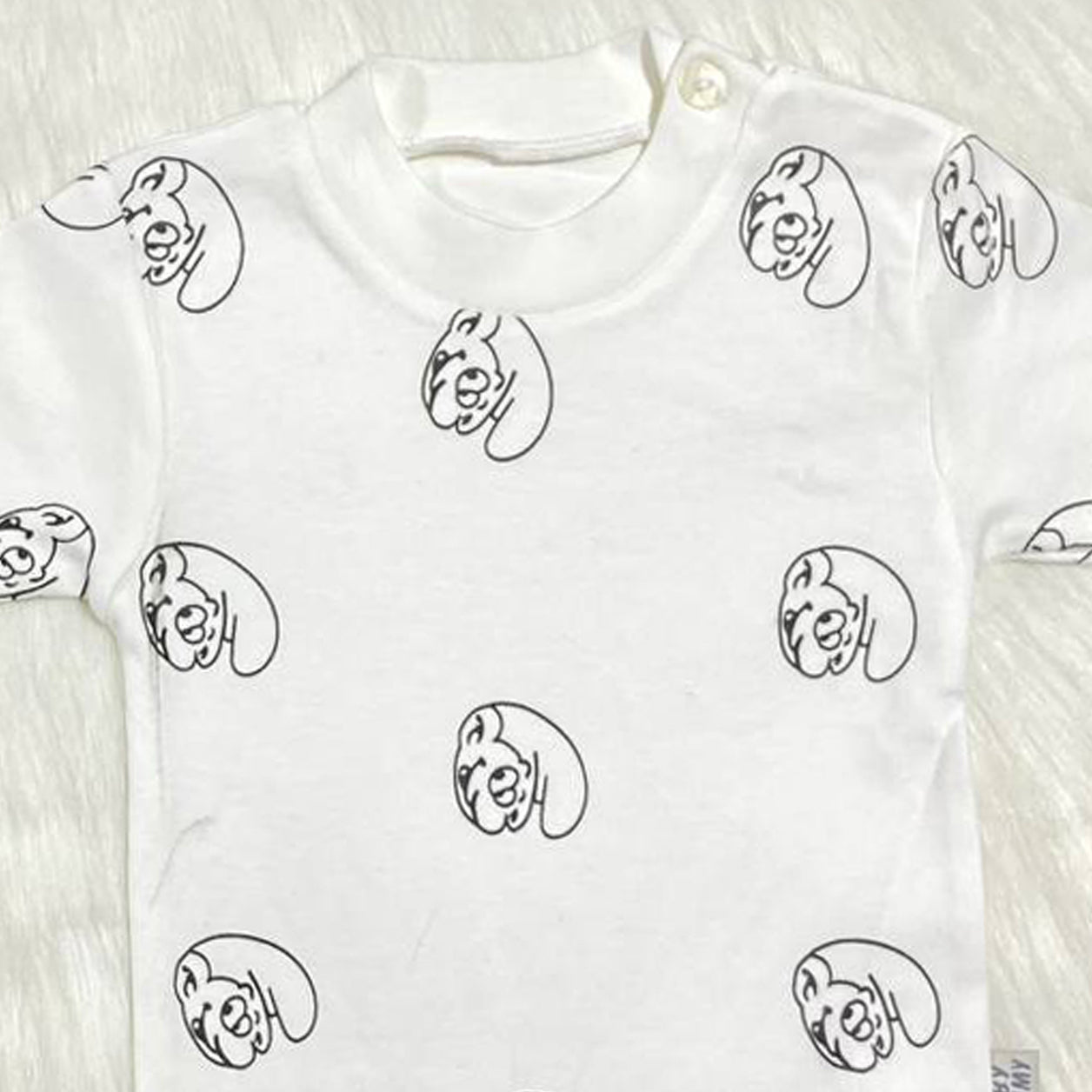 سالوبيت مع تيشيرت قطن لحديث الولادة - صيفي