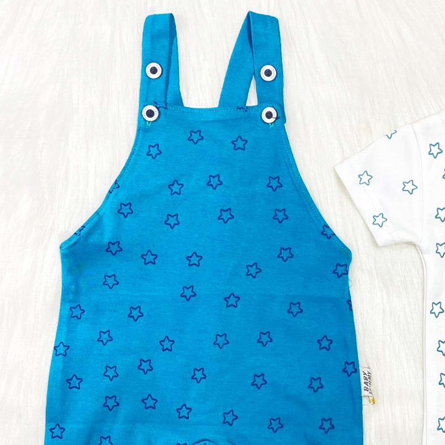 سالوبيت مع تيشيرت قطن لحديث الولادة - خريفي