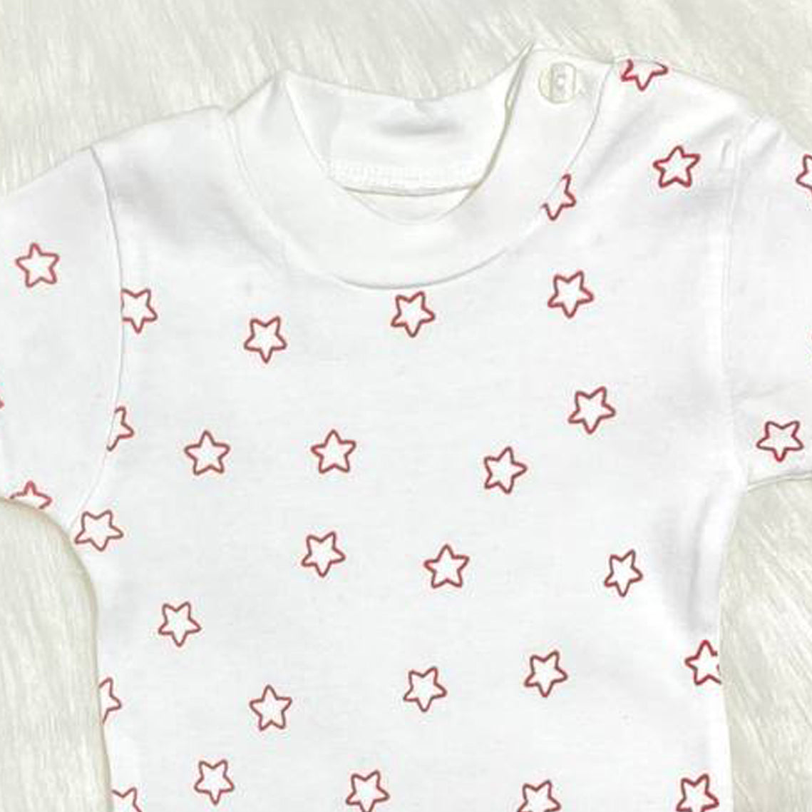 سالوبيت مع تيشيرت قطن لحديث الولادة - خريفي