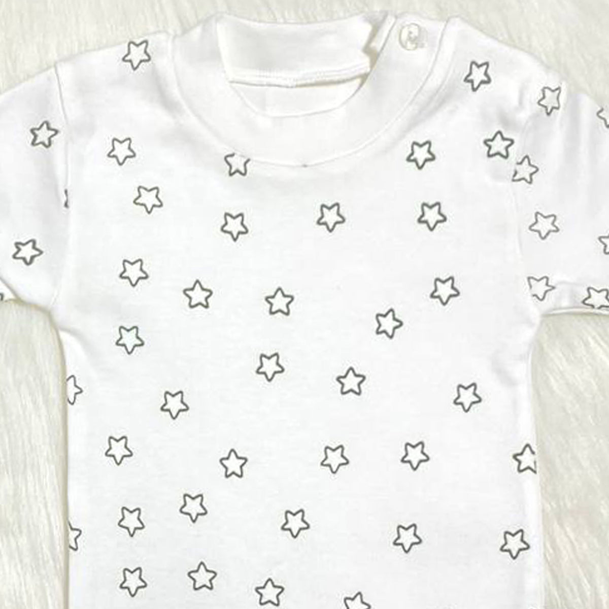 سالوبيت مع تيشيرت قطن لحديث الولادة - خريفي