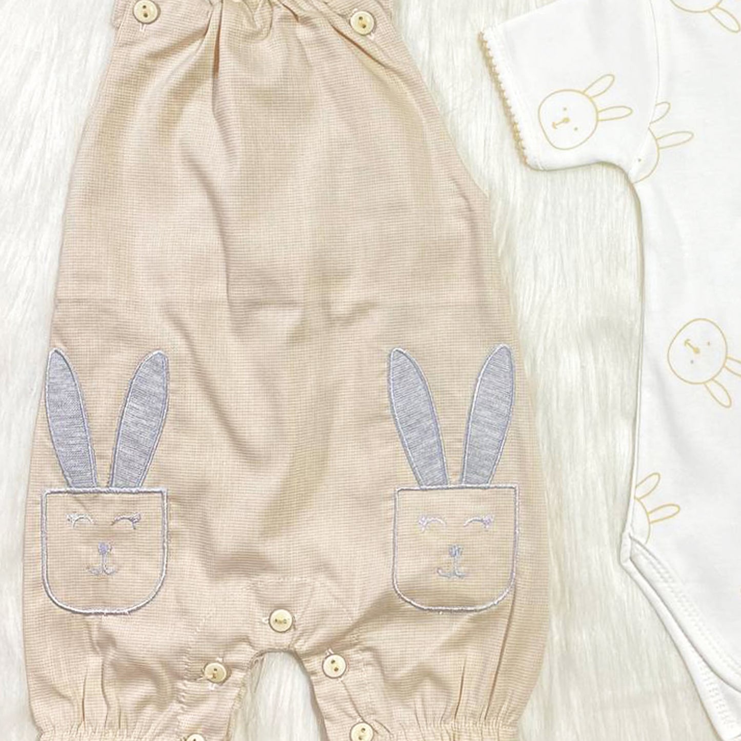 سالوبيت مع تيشيرت قطن لحديث الولادة - خريفي