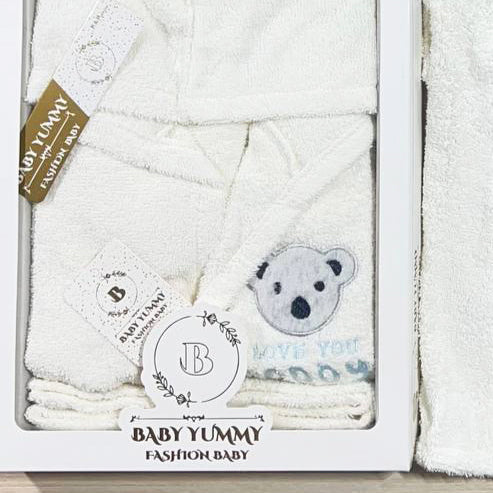 برنص قطن 100 % لحديث الولادة