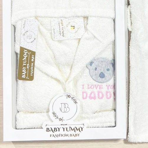 برنص قطن 100 % لحديث الولادة