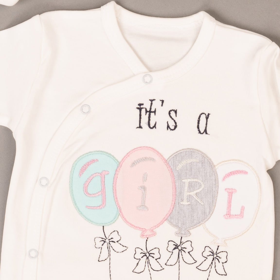 طقم المستشفى والسبوع 4 قطع قطن