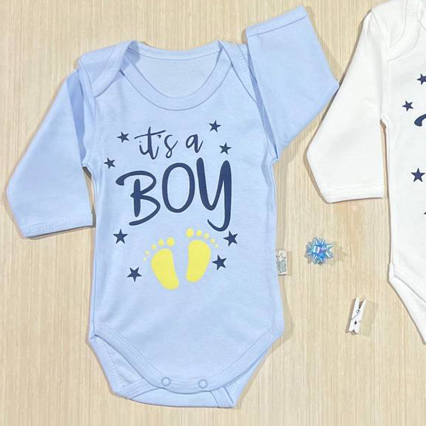 طقم 3 قطع سالوبيت قطن لحديث الولادة