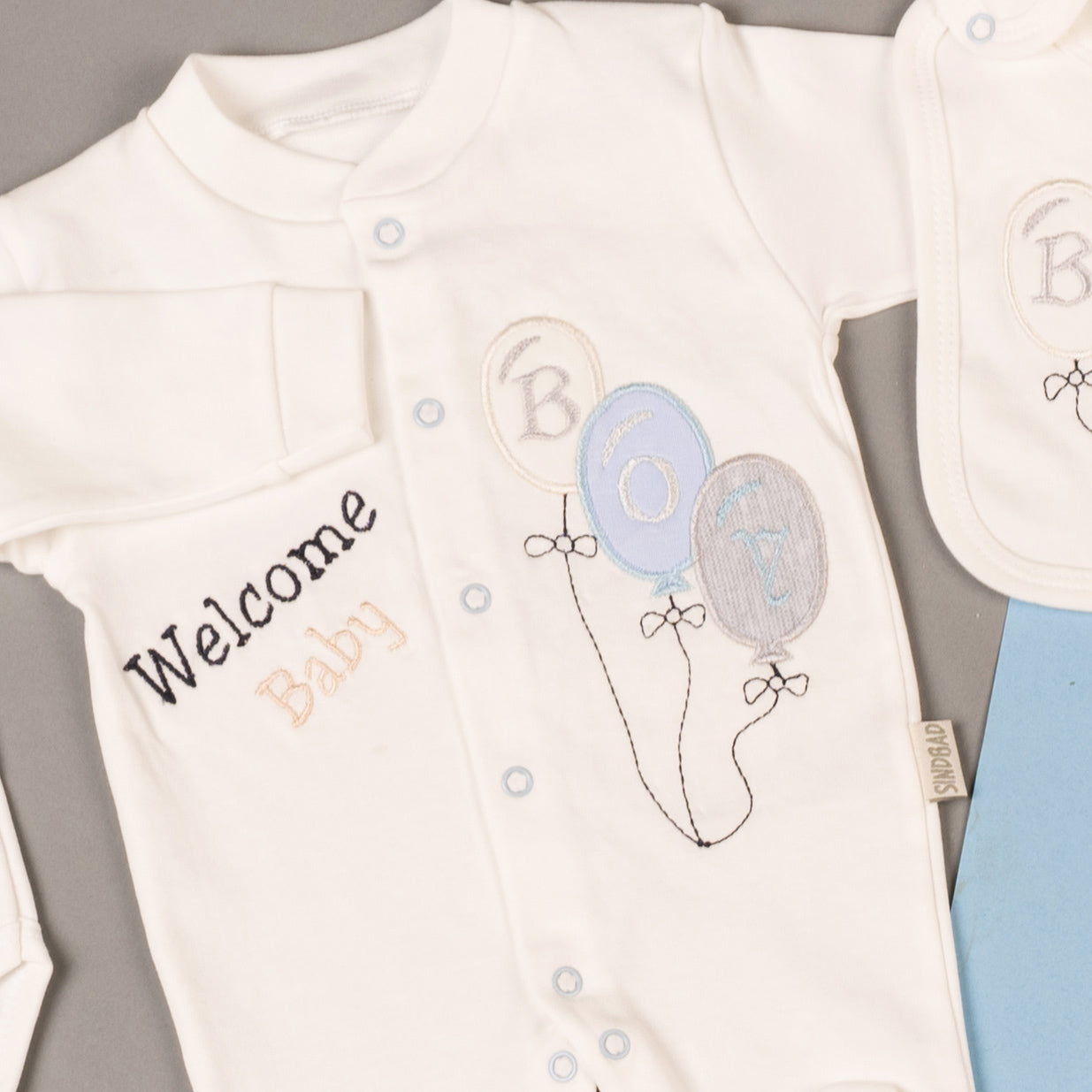 ملابس حديثي الولادة - طقم اطفال قطن حديثي الولادة 10 قطع - اولاد