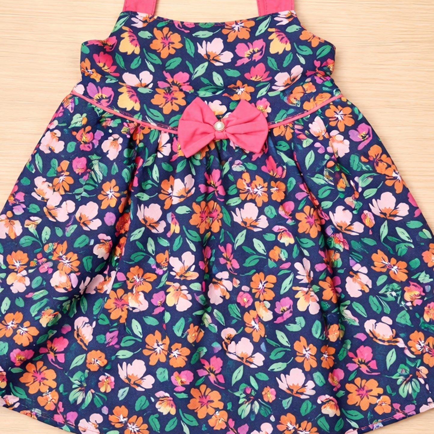 فستان قطن بوبلين للاطفال