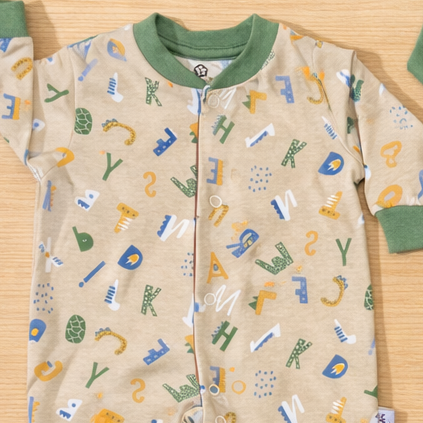 طقم 2 سالوبيت قطن لحديث الولادة