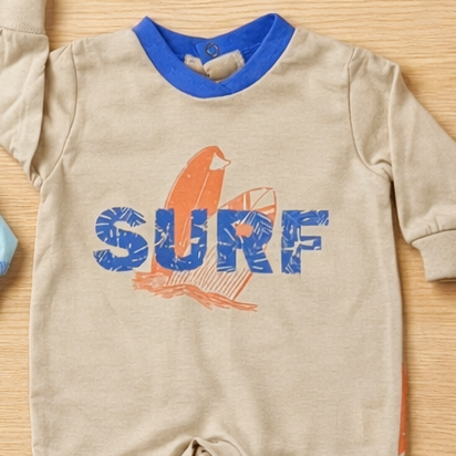 طقم 2 سالوبيت قطن لحديث الولادة