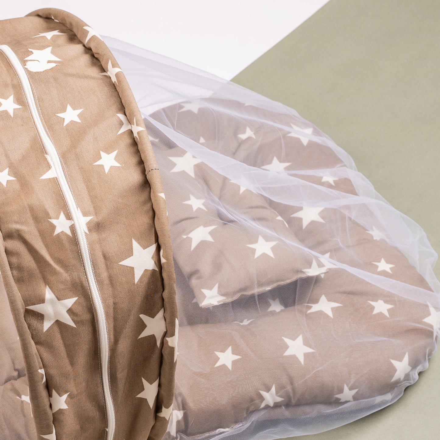 مرتبة بالناموسية للأطفال إغلاق محكم بسوستة الطول 100 سم والعرض 50 سم