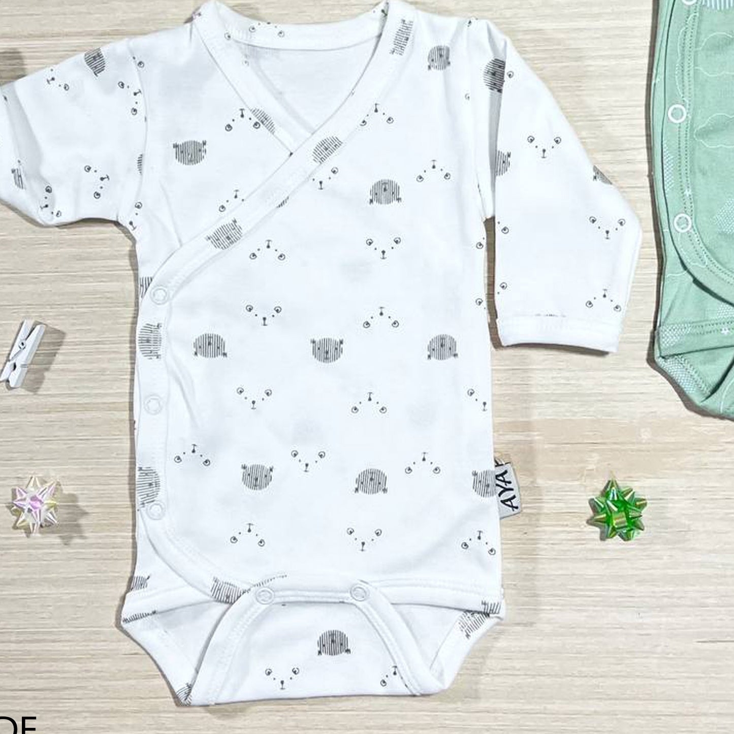 طقم 2 قطعة شاية قطن كم طويل