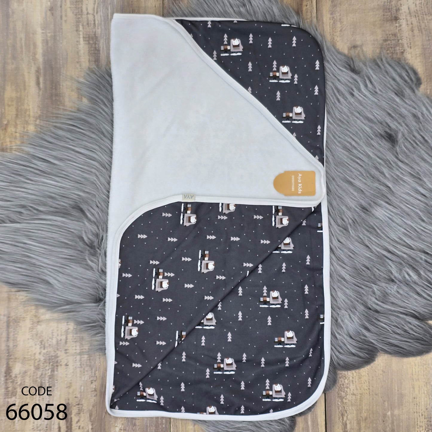 كوفرتة ميلتون مبطنة فرو لحديث الولادة