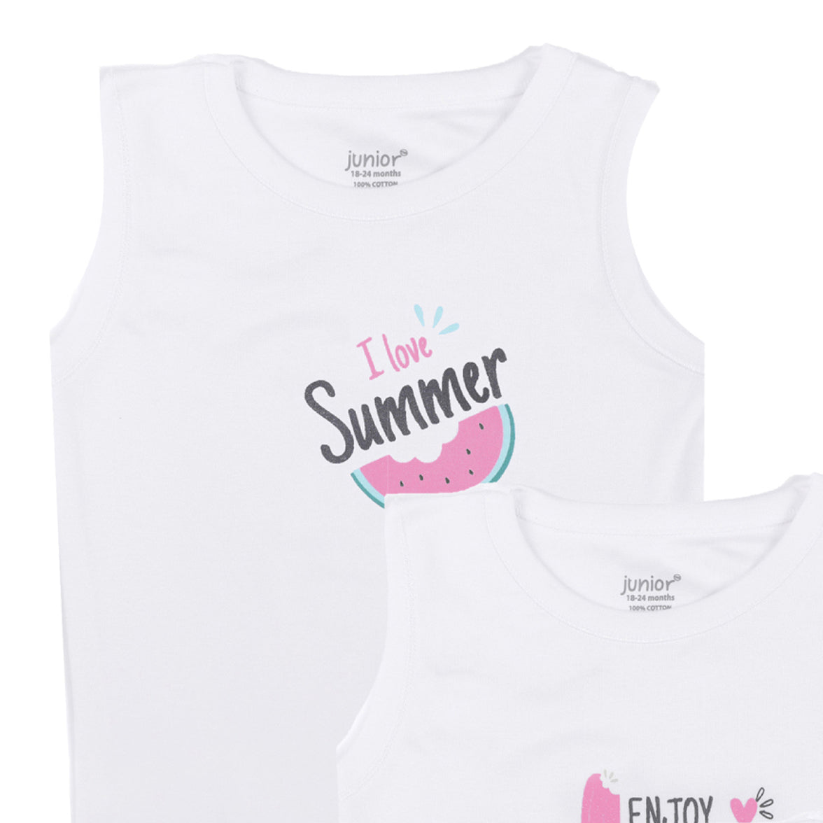 طقم 3 قطع قطن - جونيور