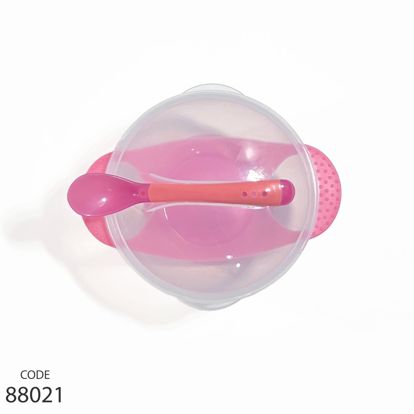 طبق للأطفال مع ملعقة