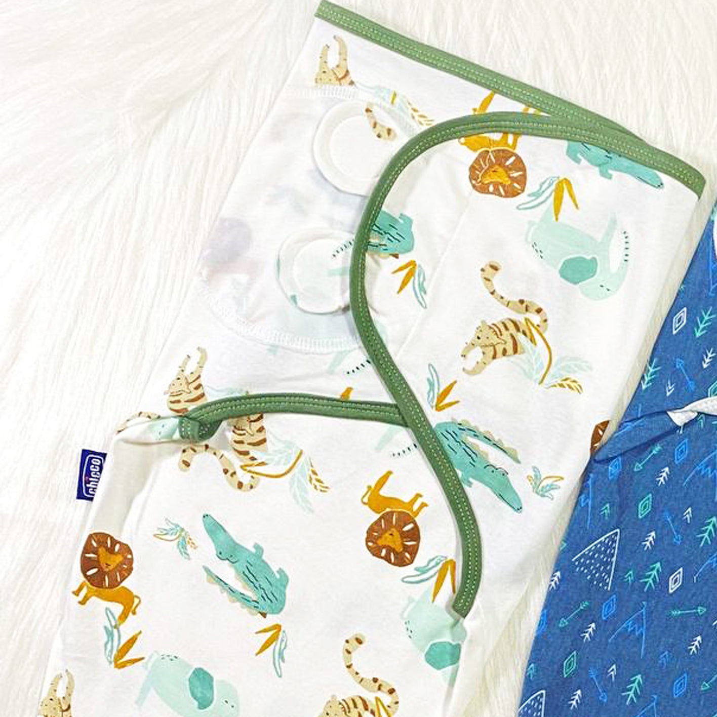 قماط لحديث الولادة الخامة قطن - شيكو