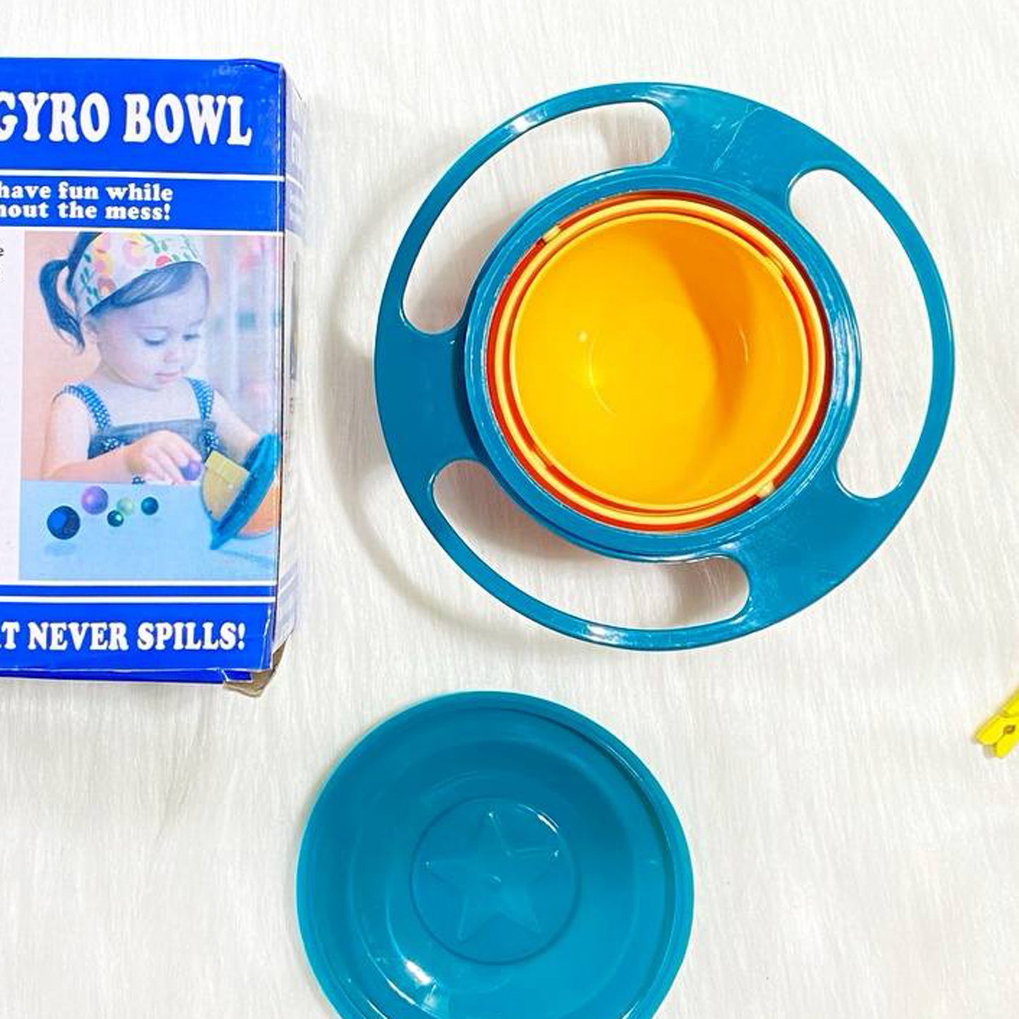 طبق غير قابل (للانقلاب ) للسكب - اللون أخضر