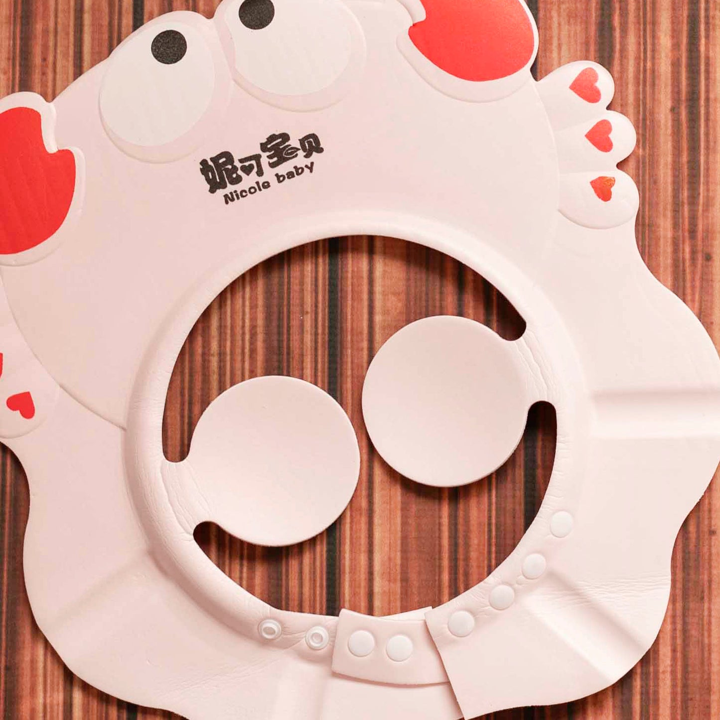 كاب الاستحمام فوم مع حامي أذن - بينك