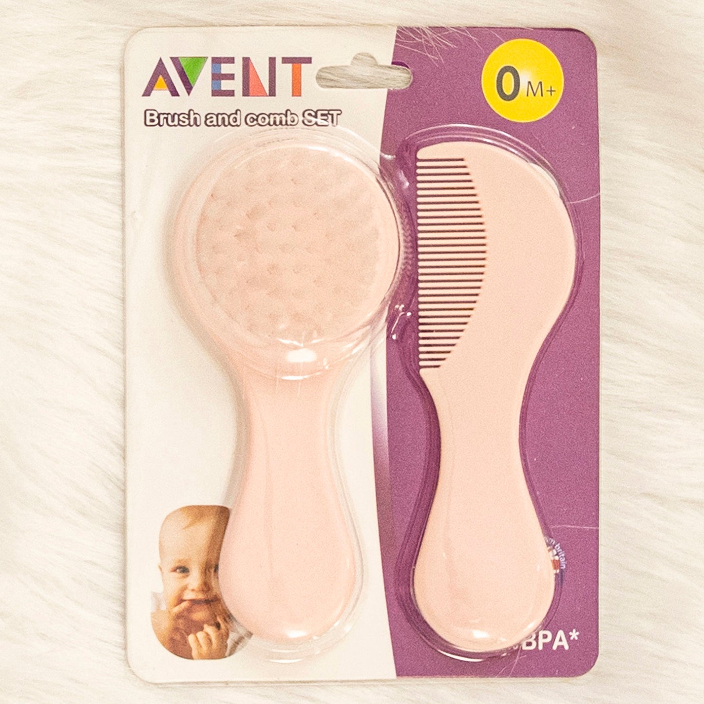 فرشاة ومشط للأطفال - ماركة أفنت