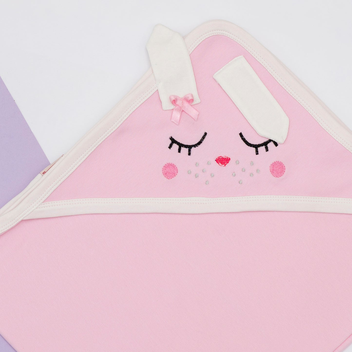 كوفرته قطن طبقة وحدة لحديث الولادة - مطرزة