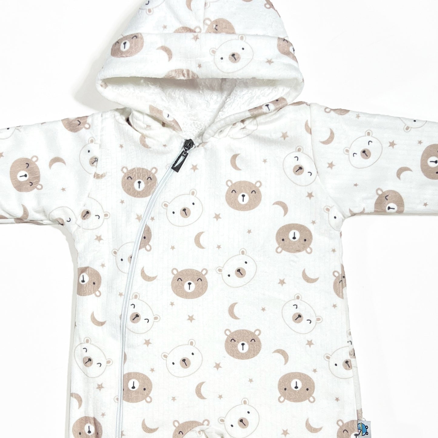 سالوبيت قطيفة مبطن فرو لحديث الولادة - شتوي