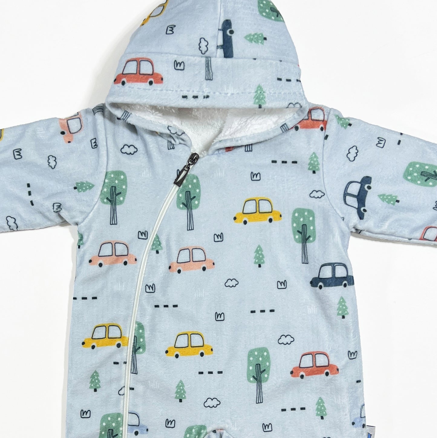 سالوبيت قطيفة مبطن فرو لحديث الولادة - شتوي