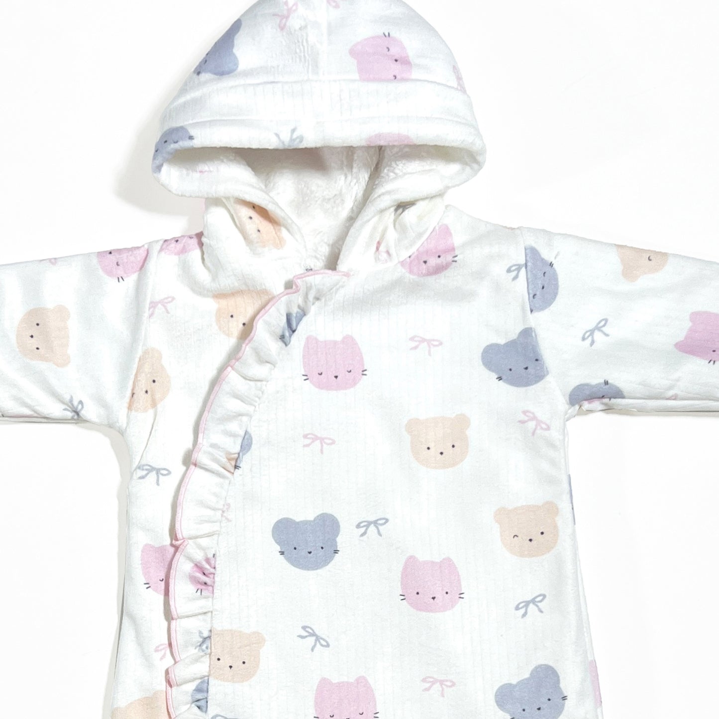 سالوبيت قطيفة مبطن فرو لحديث الولادة - شتوي