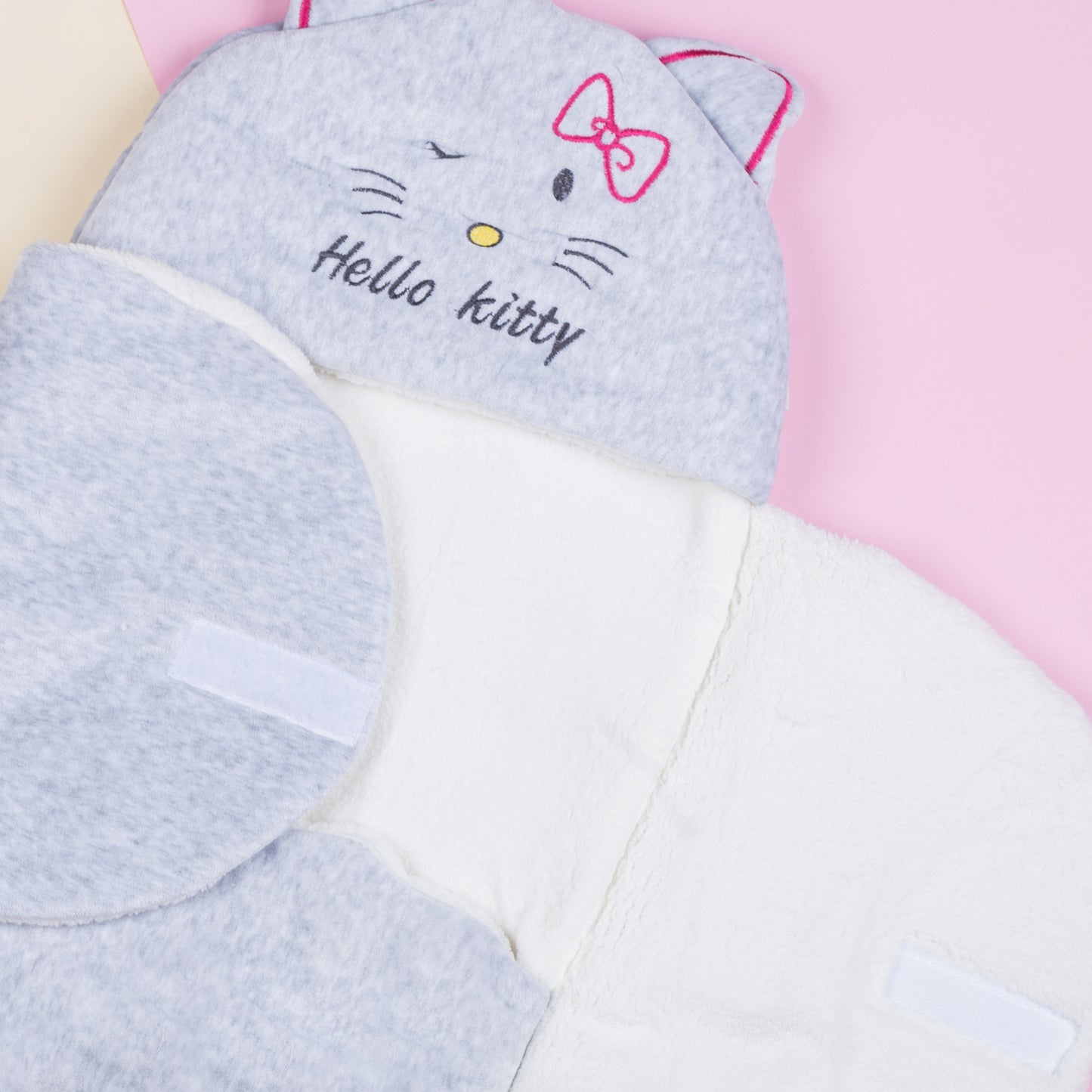 بورت مجسم قطيفة مبطن فرو للأطفال شتوي