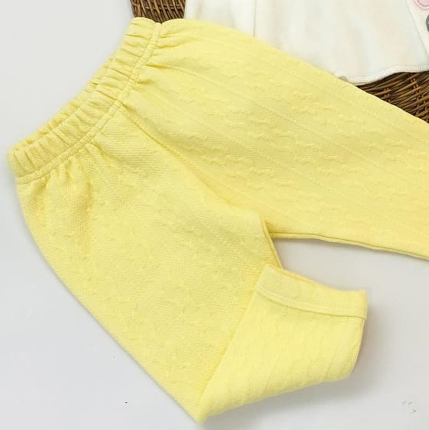 بيجامة قطيفة شتوي لحديث الولادة