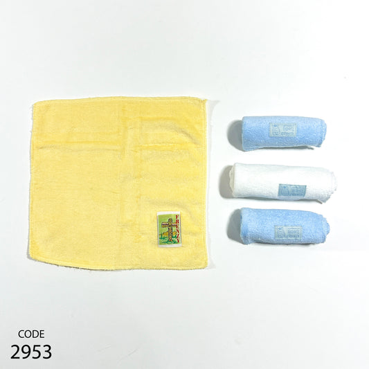 طقم فوط 4 قطع للأطفال - الخامة بلوش قطن طبقتين