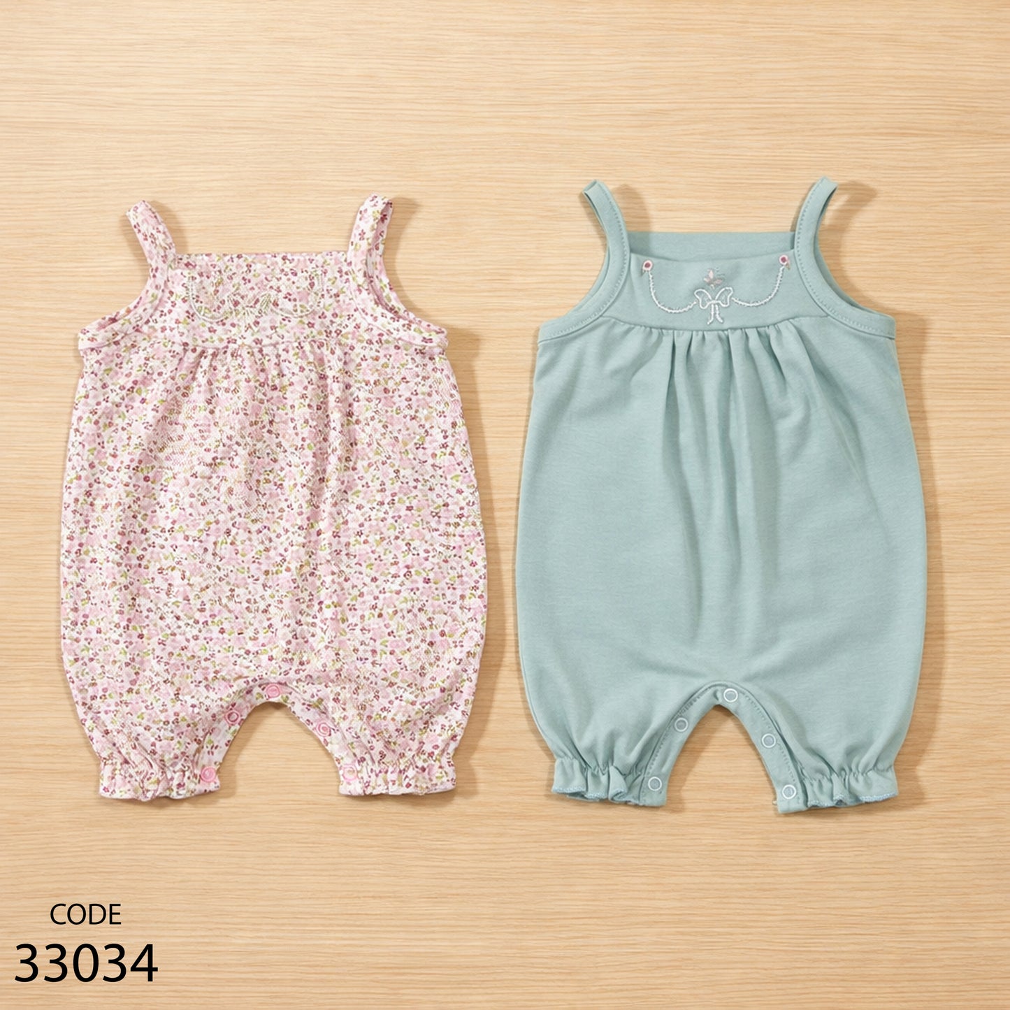 طقم 2 سالوبيت قطن حمالة