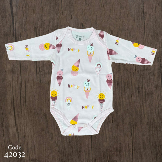 سالوبيت قطن كم طويل مطبوع - هابي