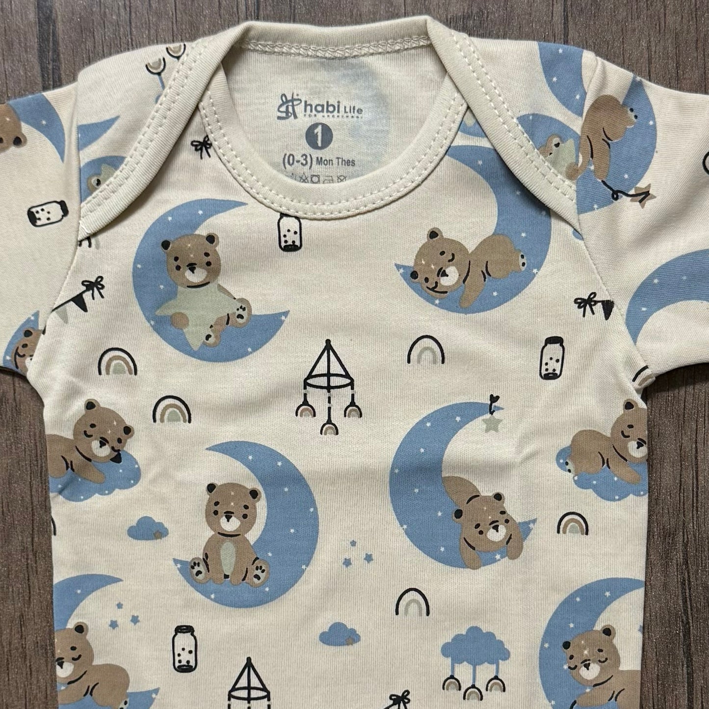 سالوبيت قطن كم طويل مطبوع - هابي