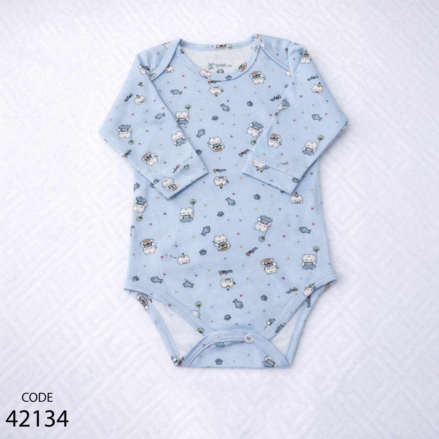 سالوبيت قطن كم طويل مطبوع - هابي