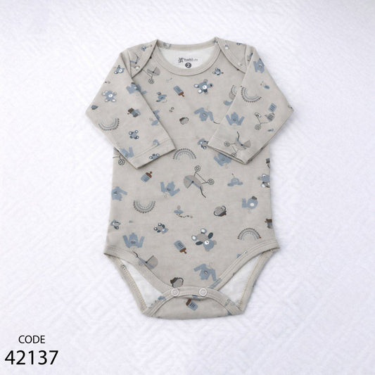 سالوبيت قطن كم طويل مطبوع - هابي