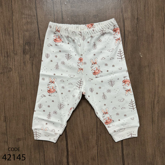 بنطلون قطن مطبوع - هابي