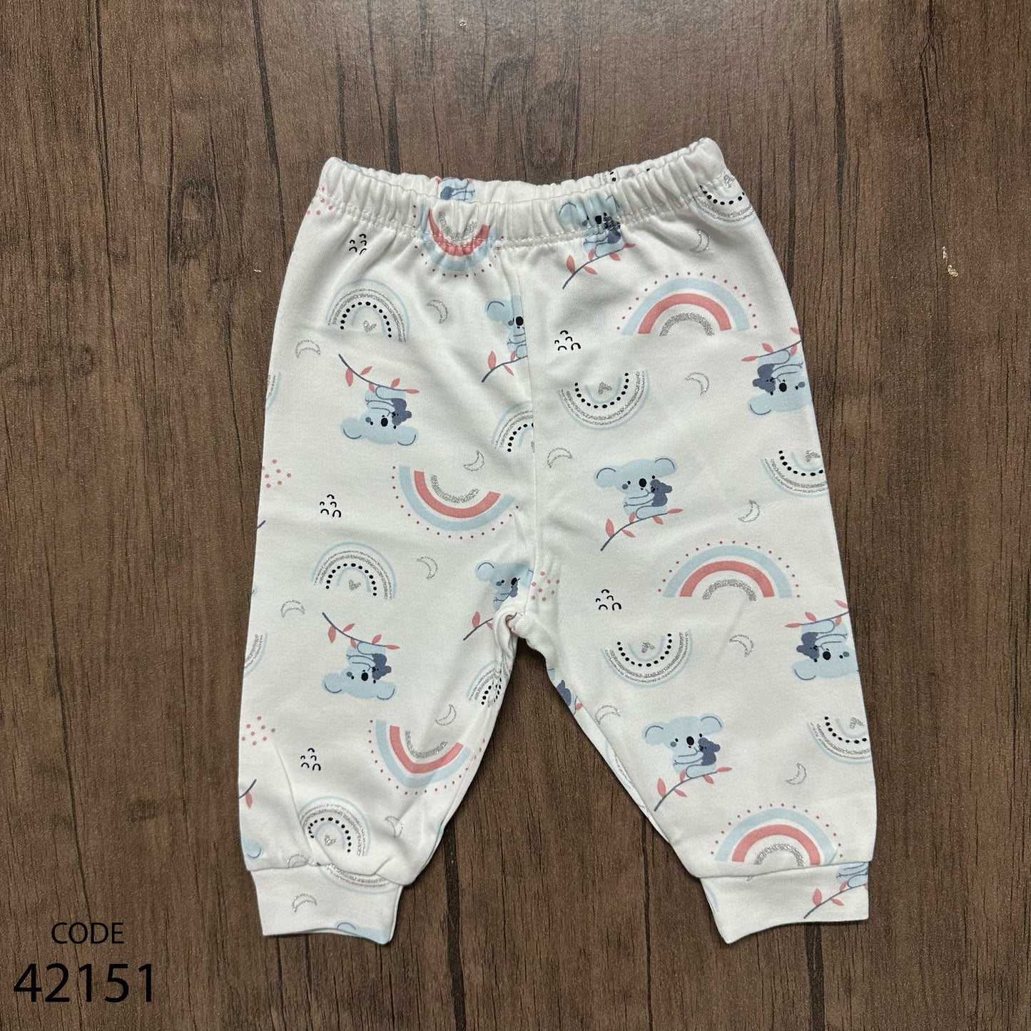 بنطلون قطن مطبوع - هابي