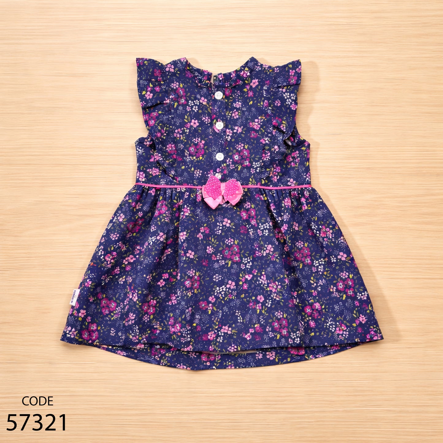 فستان قطن بوبلين للاطفال