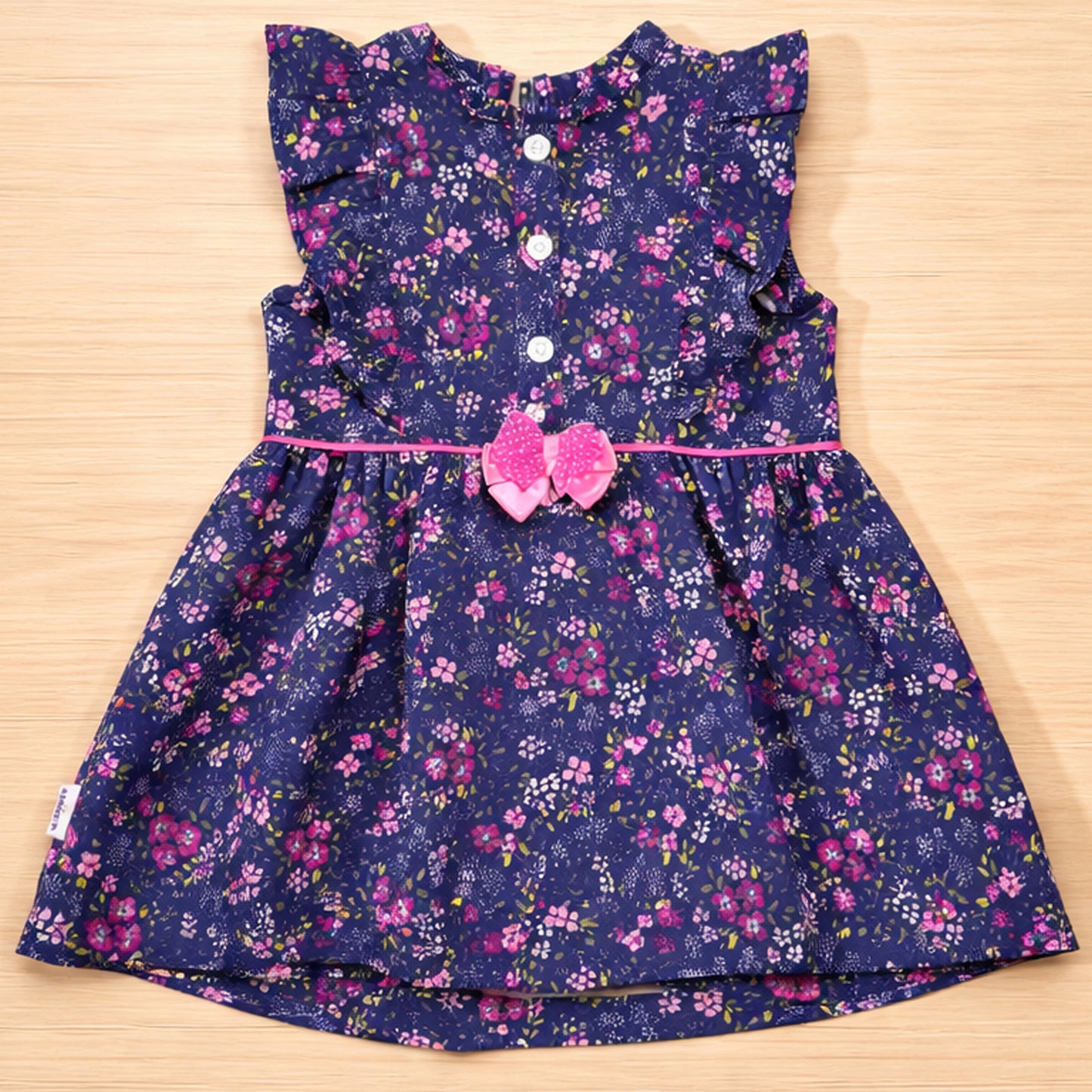 فستان قطن بوبلين للاطفال