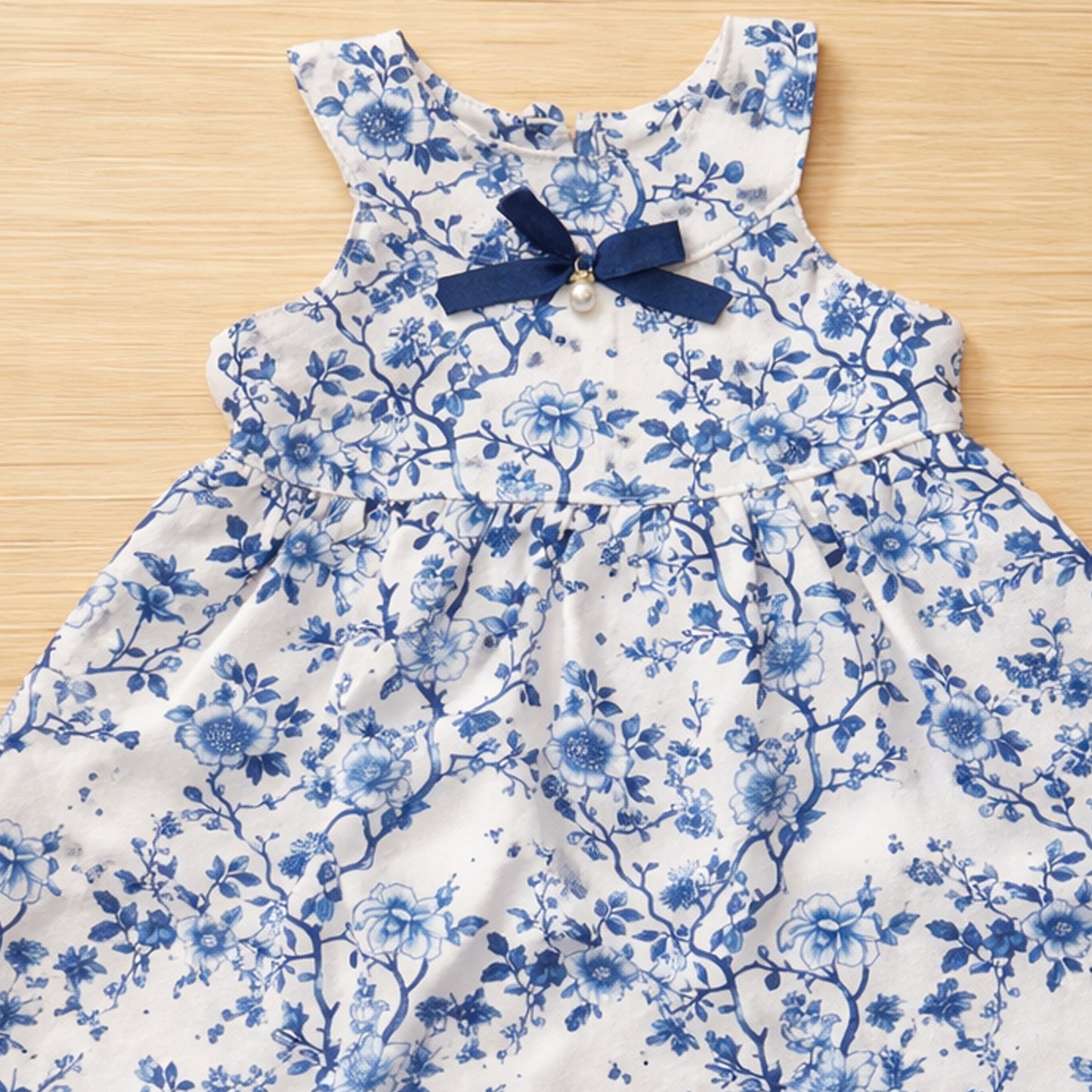 فستان قطن بوبلين للاطفال