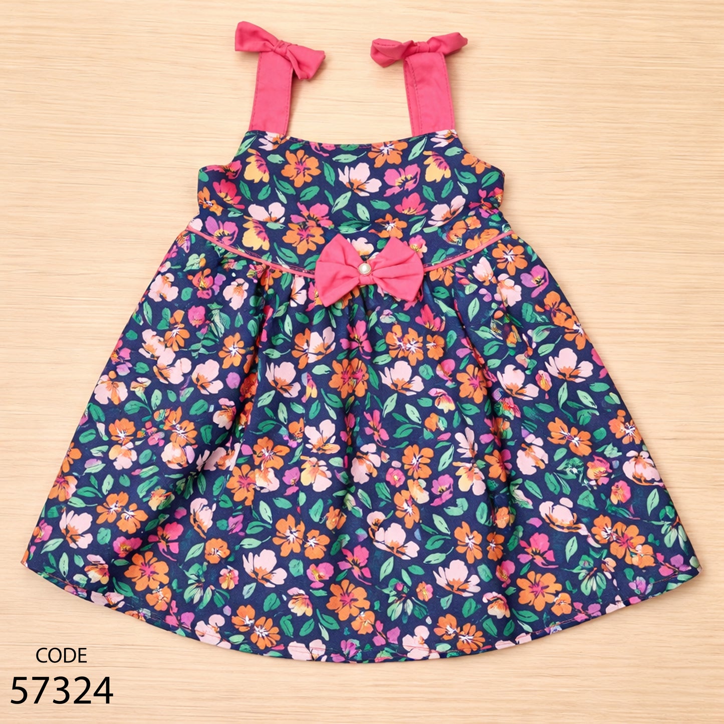 فستان قطن بوبلين للاطفال